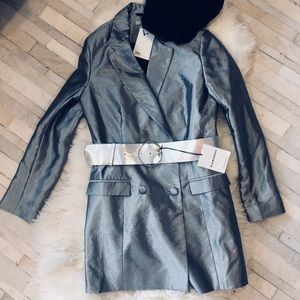 Silver blazer!